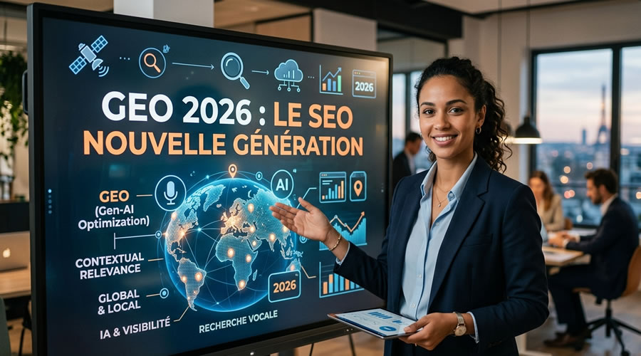 GEO 2026 : Le SEO nouvelle génération (+214% de visibilité)
