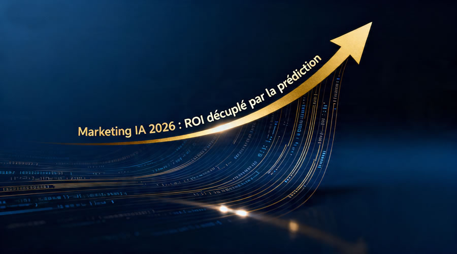 Marketing IA 2026 : ROI décuplé par la prédiction