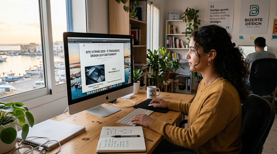 Site vitrine 2026 : 5 tendances design qui cartonnent
